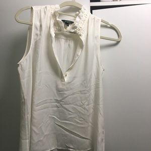 Women’s jcrew silk blouse in ivory